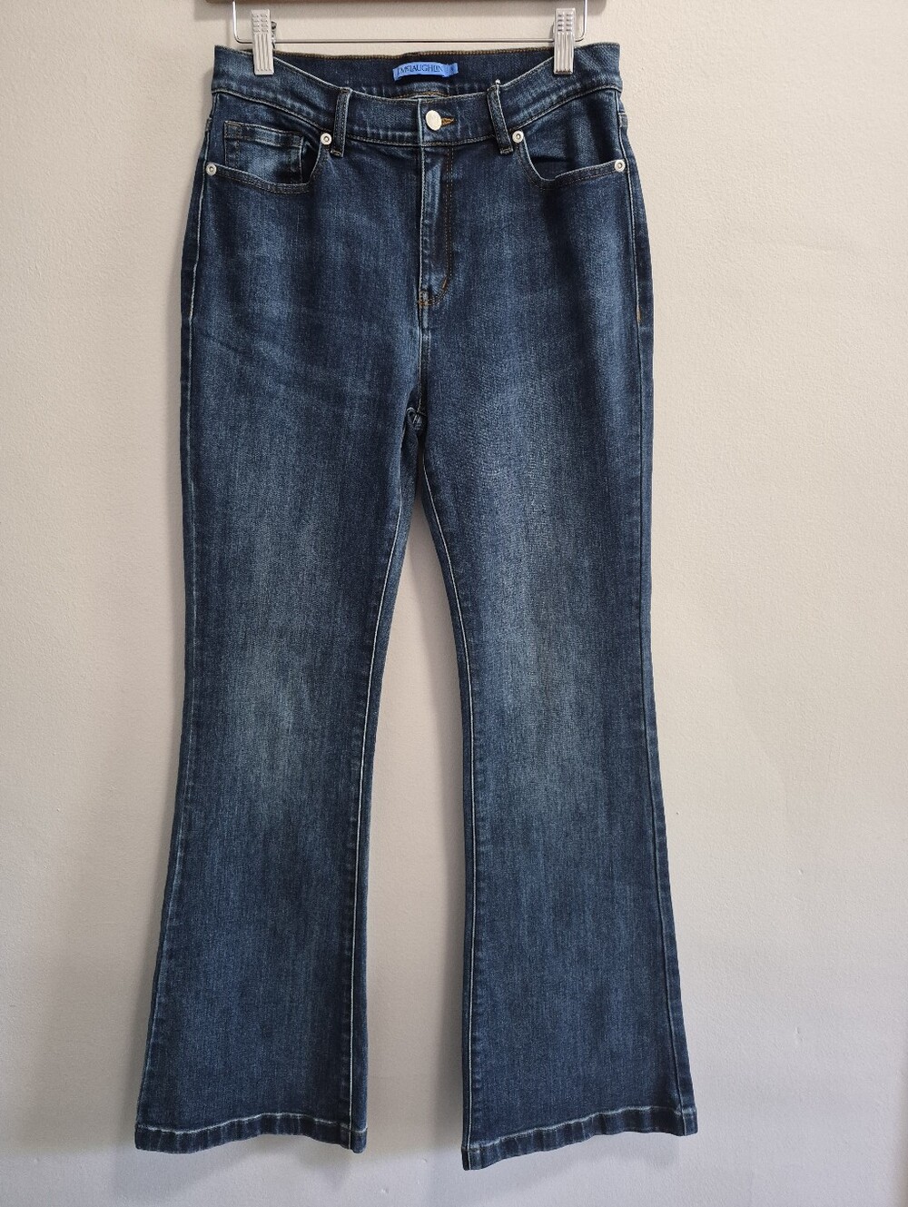 J. McLaughlin NWOT Wide Leg High Rise Jeans Size 6 / 32in Inseam
